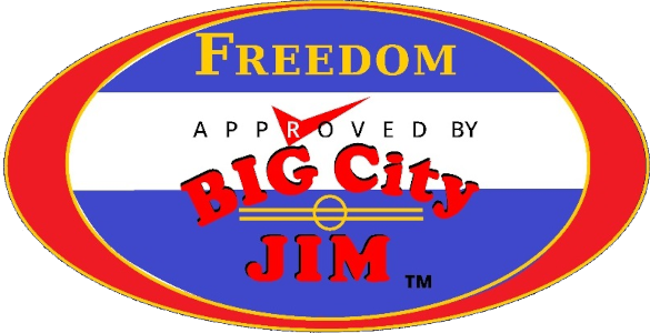 Big City Jim Freedom Stickers