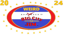 Big City Jim weird Stickers